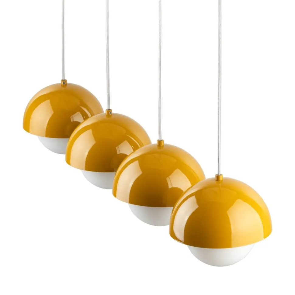 Lampa wisząca BONO ochra 4xG9