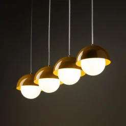 Lampa wisząca BONO ochra 4xG9