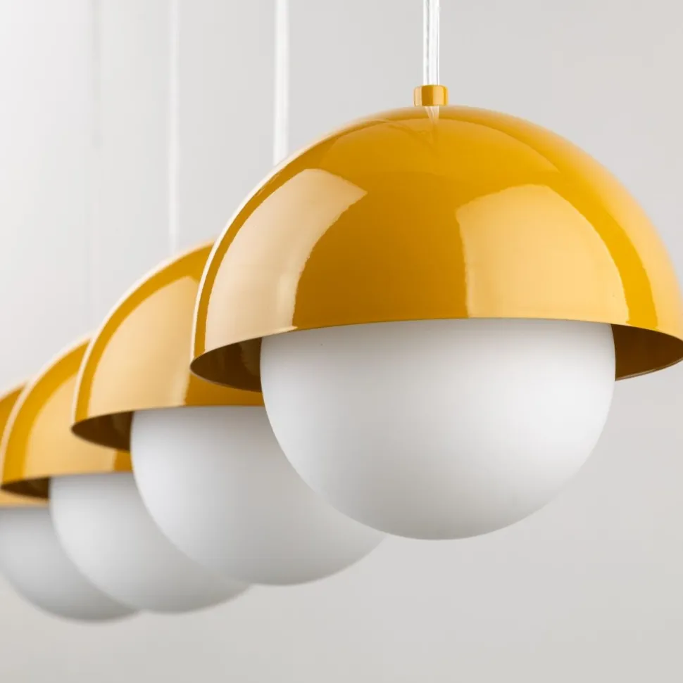 Lampa wisząca BONO ochra 4xG9