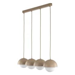 Lampa wisząca BONO sabia beżowa 4xG9