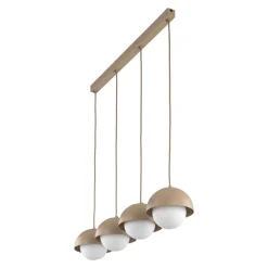 Lampa wisząca BONO sabia beżowa 4xG9