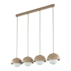 Lampa wisząca BONO sabia beżowa 4xG9