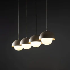 Lampa wisząca BONO sabia beżowa 4xG9