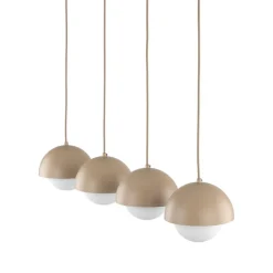 Lampa wisząca BONO sabia beżowa 4xG9
