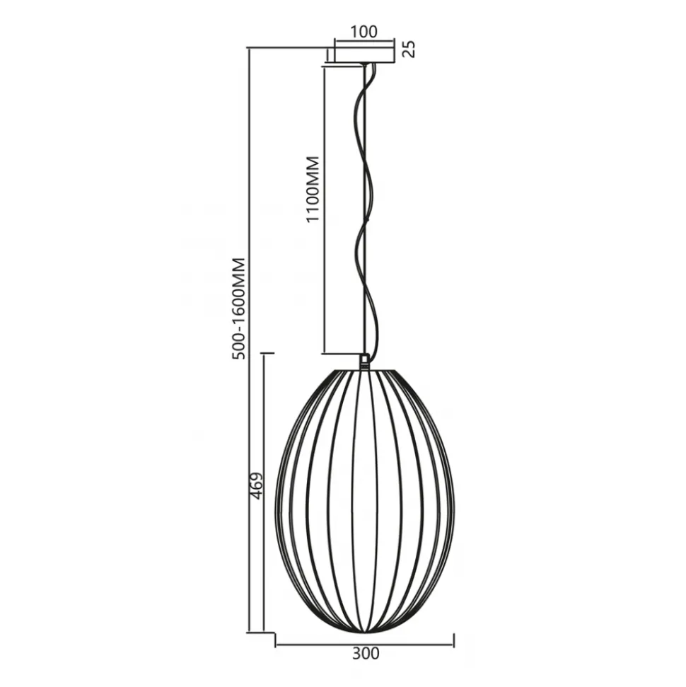 Lampa Wisząca BRAGA Biały Szklany Klosz 1xE27 30cm