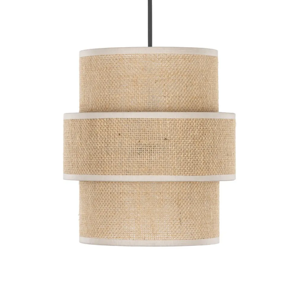 Lampa Wisząca CALISTO Juta Abażury 3xE27