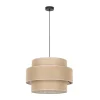 Lampa Wisząca CALISTO Juta Abażur 3xE27 50 cm