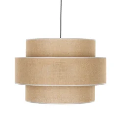 Lampa Wisząca CALISTO Juta Abażur 3xE27 50 cm