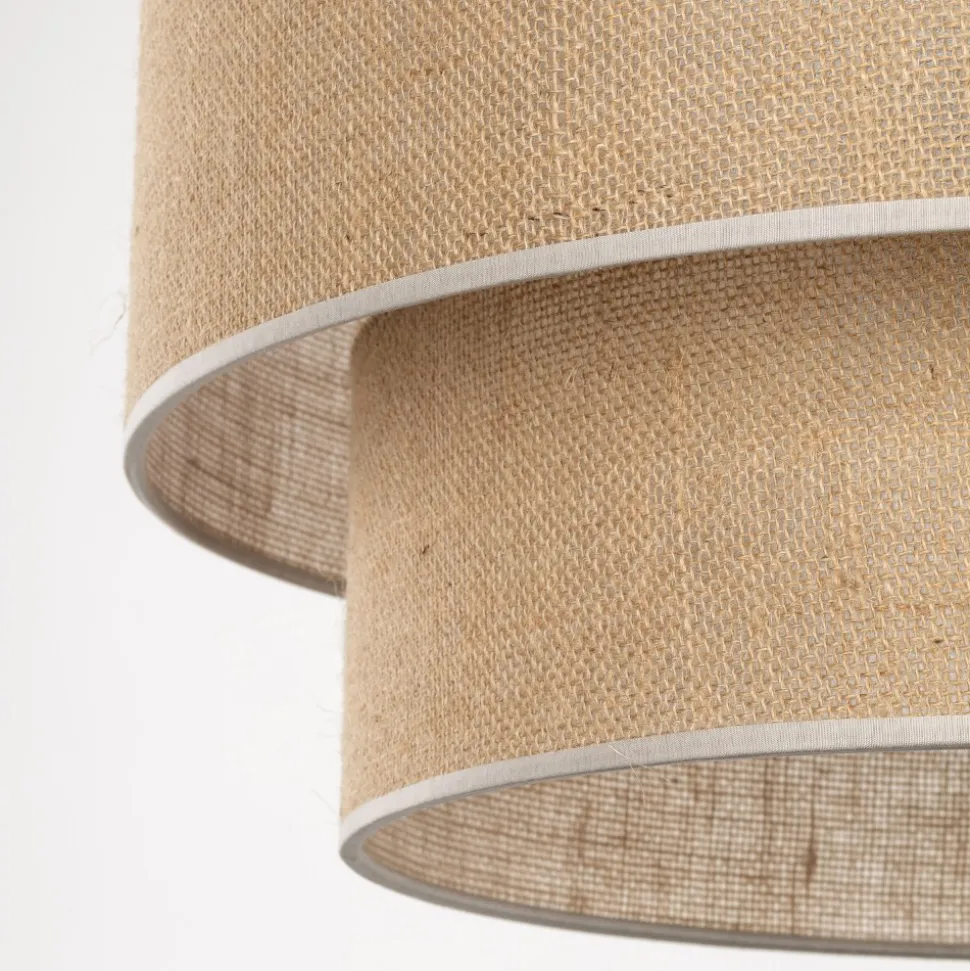 Lampa Wisząca CALISTO Juta Abażur 1xE27 50 cm