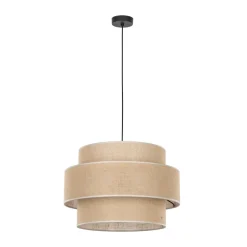 Lampa Wisząca CALISTO Juta Abażur 1xE27 50 cm