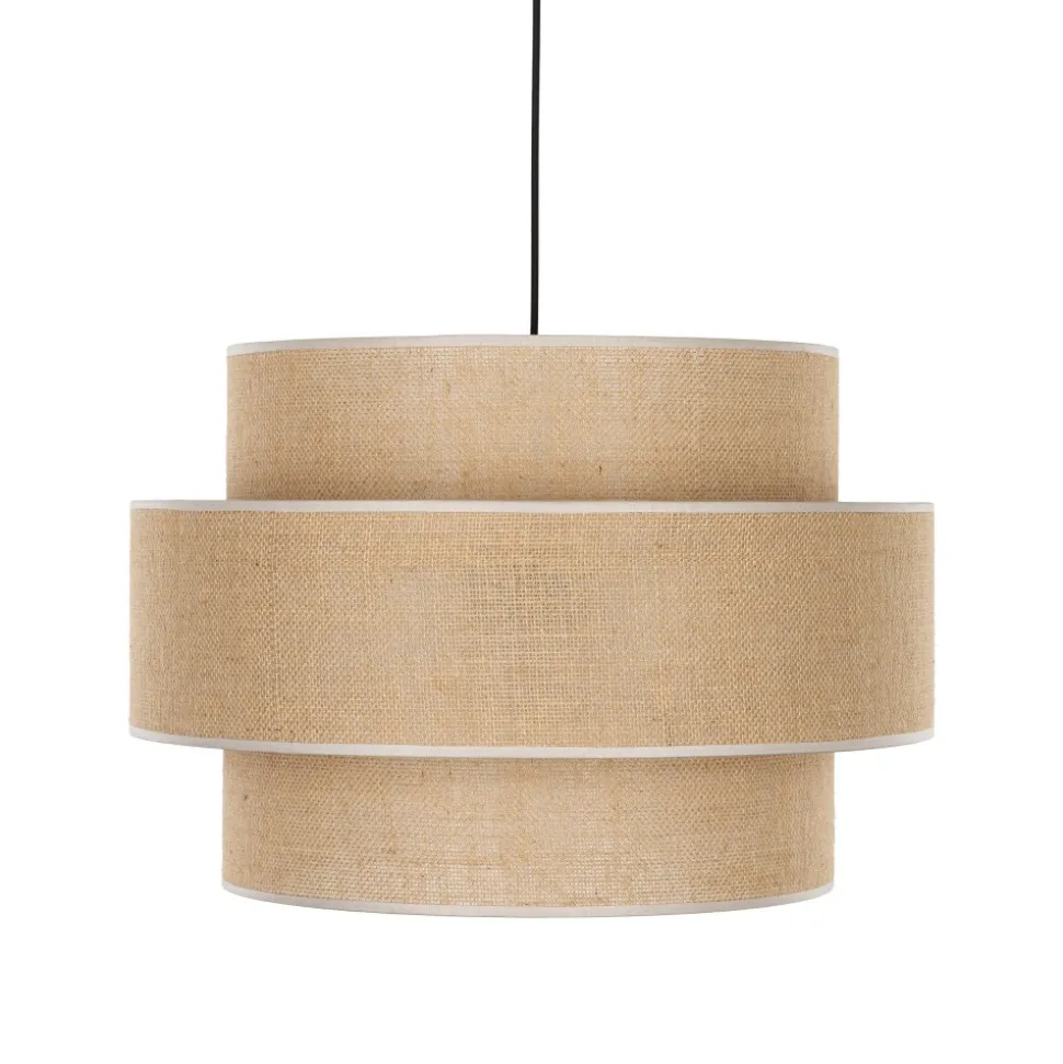 Lampa Wisząca CALISTO Juta Abażur 1xE27 50 cm