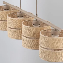 Lampa wisząca CALMA beżowa 4xE27