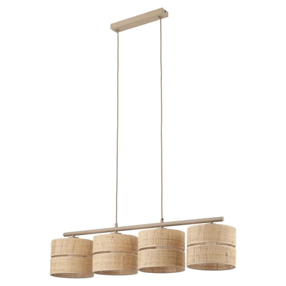 Lampa wisząca CALMA beżowa 4xE27