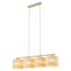 Lampa wisząca CALMA beżowa 4xE27