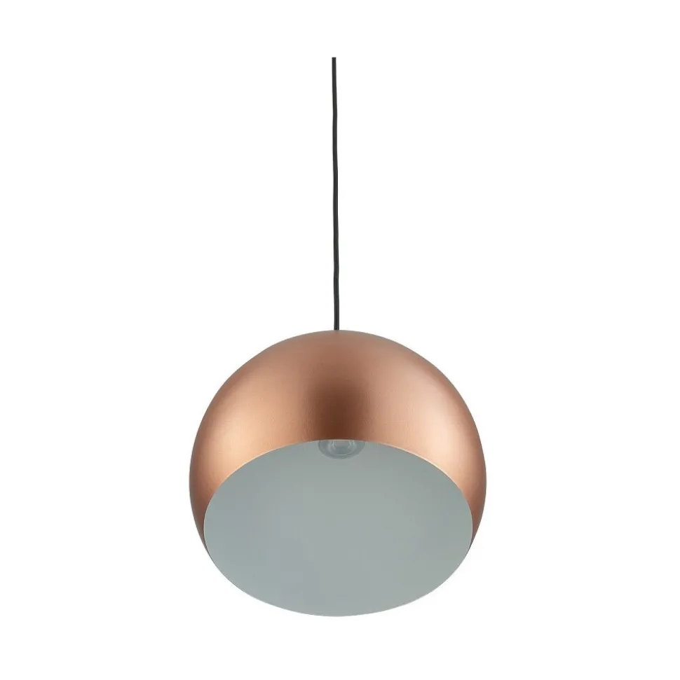 Lampa Wisząca CANDY Miedziany Metalowy Klosz 1xGU10 27,5cm