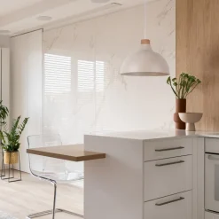 Lampa Wisząca CAP Beżowy Metalowy Klosz 1xE27 34cm