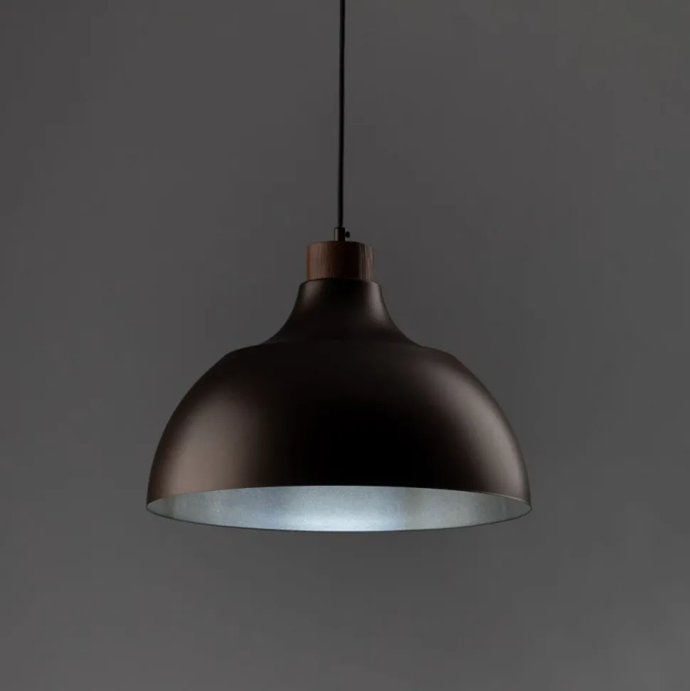 Lampa wisząca CAP brązowa 1xE27 34 cm