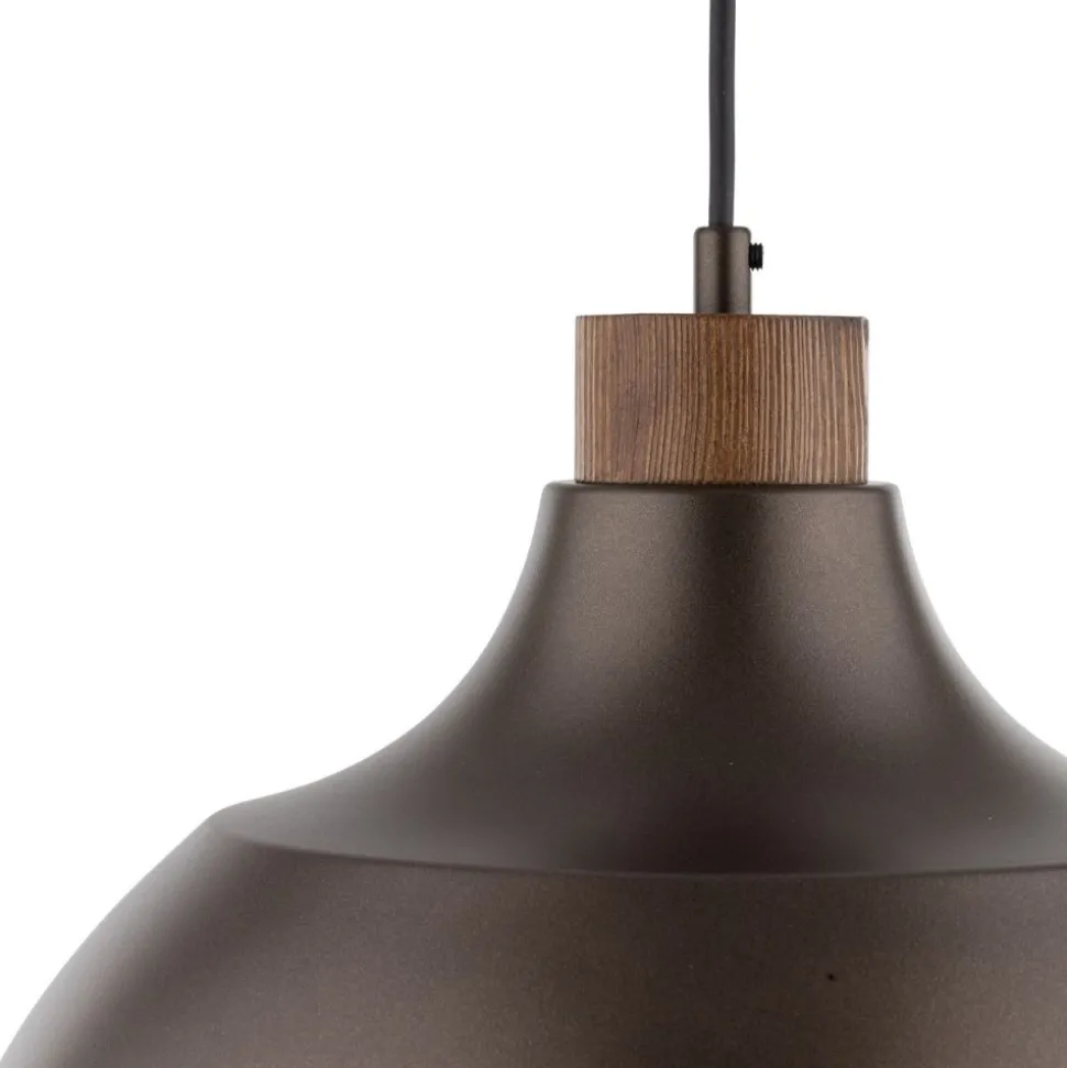 Lampa wisząca CAP brązowa 1xE27 34 cm