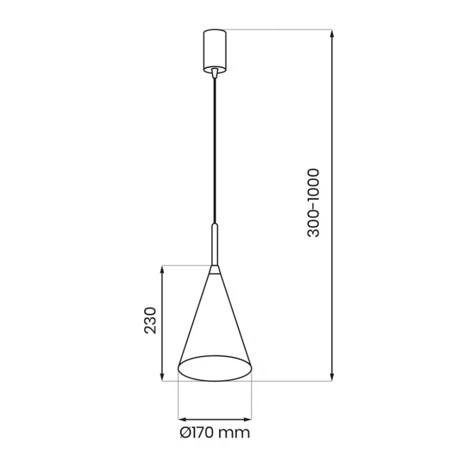 Lampa wisząca CAPITAL Biała Metalowa 1xGX53 17cm