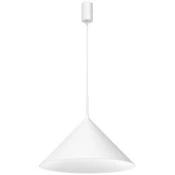 Lampa wisząca CAPITAL Biała Metalowa 1xGX53 46cm