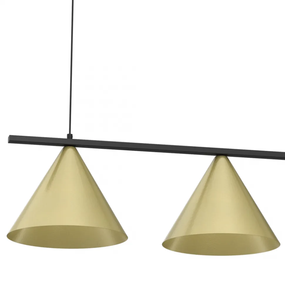 Lampa wisząca CAPITAL Czarna Metalowa 3xGX53