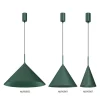 Lampa wisząca CAPITAL Zielona Metalowa 1xGX53 46cm