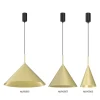 Lampa wisząca CAPITAL Złota Metalowa 1xGX53 17cm