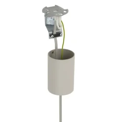 Lampa wisząca CEDRO S beżowa 1xE27