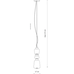 Lampa wisząca CERAMIC LED 19W 3000K