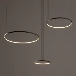 Lampa wisząca CIRCOLO LED oliwkowa 45W 3000K