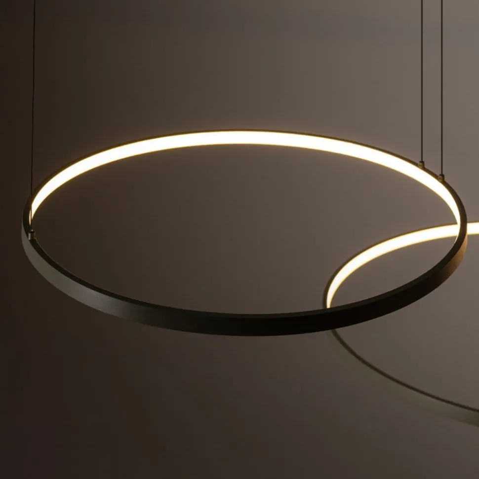 Lampa wisząca CIRCOLO LED oliwkowa 45W 3000K