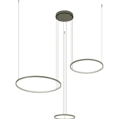Lampa wisząca CIRCOLO LED oliwkowa 45W 3000K