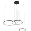 Lampa wisząca CIRCOLO POWER LED czarna 85W 3000K