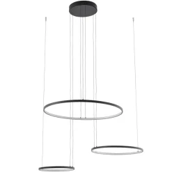 Lampa wisząca CIRCOLO POWER LED czarna 85W 3000K