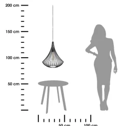Lampa wisząca Clessidra Nera