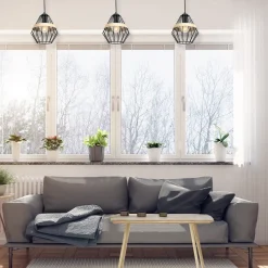 Lampa wisząca CLIFF BLACK 1xE27