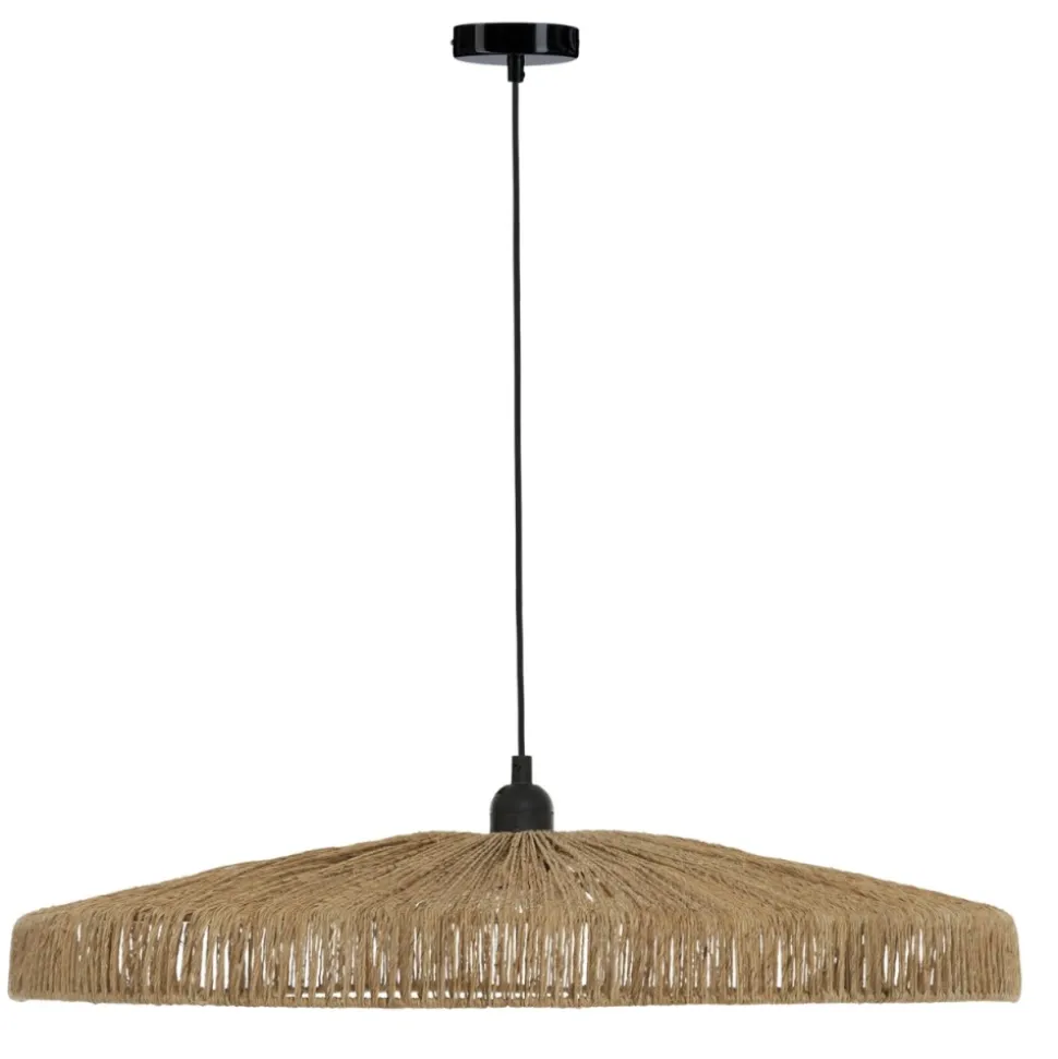 Lampa wisząca 58cm beżowa Bellamy