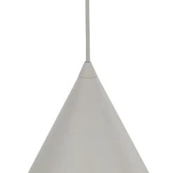 Lampa Wisząca CONO Beżowy Metalowy Klosz 1xE27 32cm