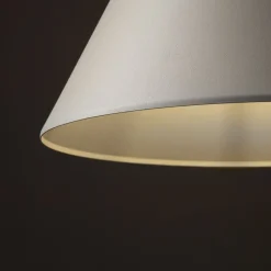 Lampa Wisząca CONO Beżowy Metalowy Klosz 1xE27 32cm