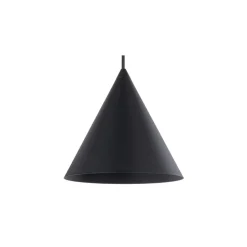 Lampa Wisząca CONO Czarny Metalowy Klosz 1xE27 19cm