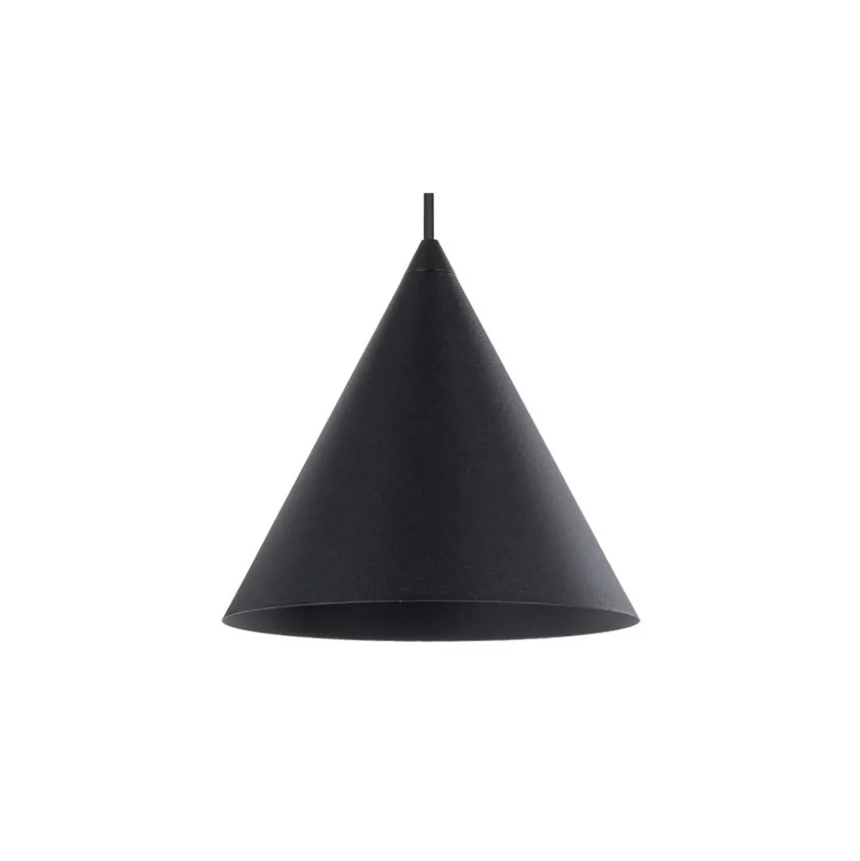 Lampa Wisząca CONO Czarny Metalowy Klosz 1xE27 19cm