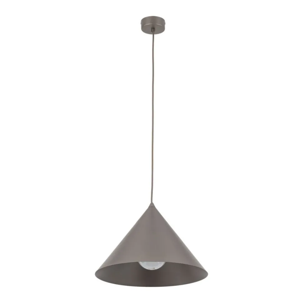 Lampa wisząca CONO L NEW brązowa 1xE27