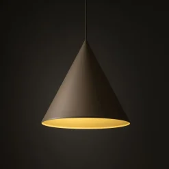 Lampa wisząca CONO L sabia beżowa 1xE27