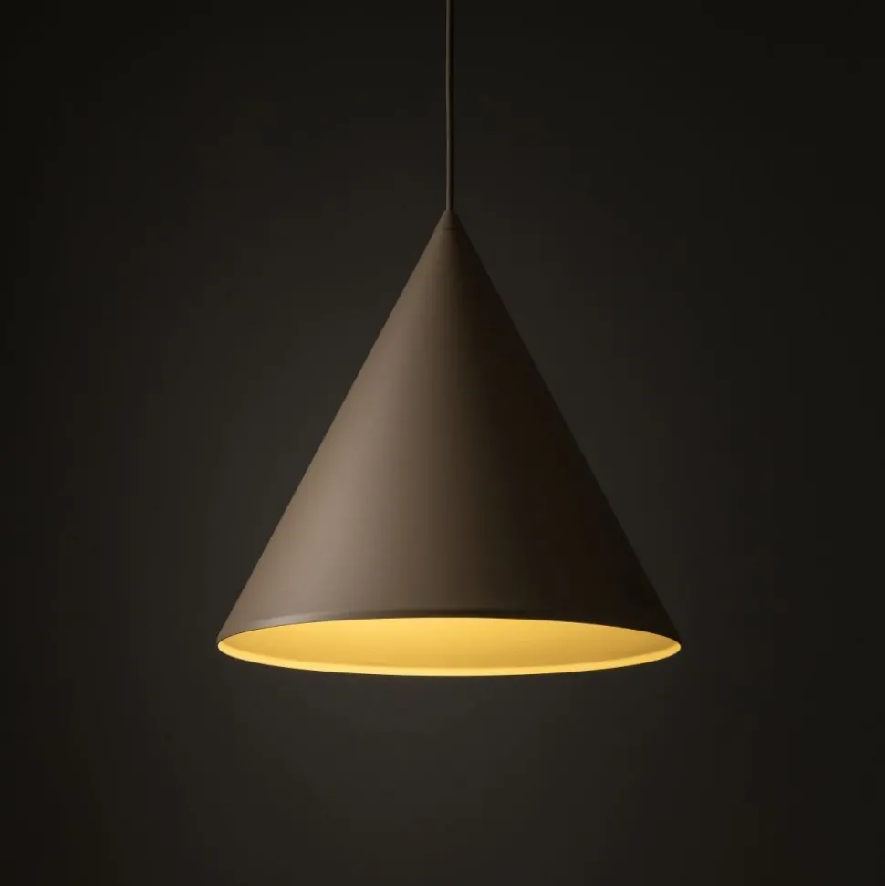 Lampa wisząca CONO L sabia beżowa 1xE27