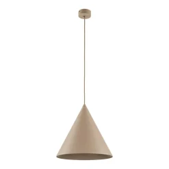 Lampa wisząca CONO L sabia beżowa 1xE27