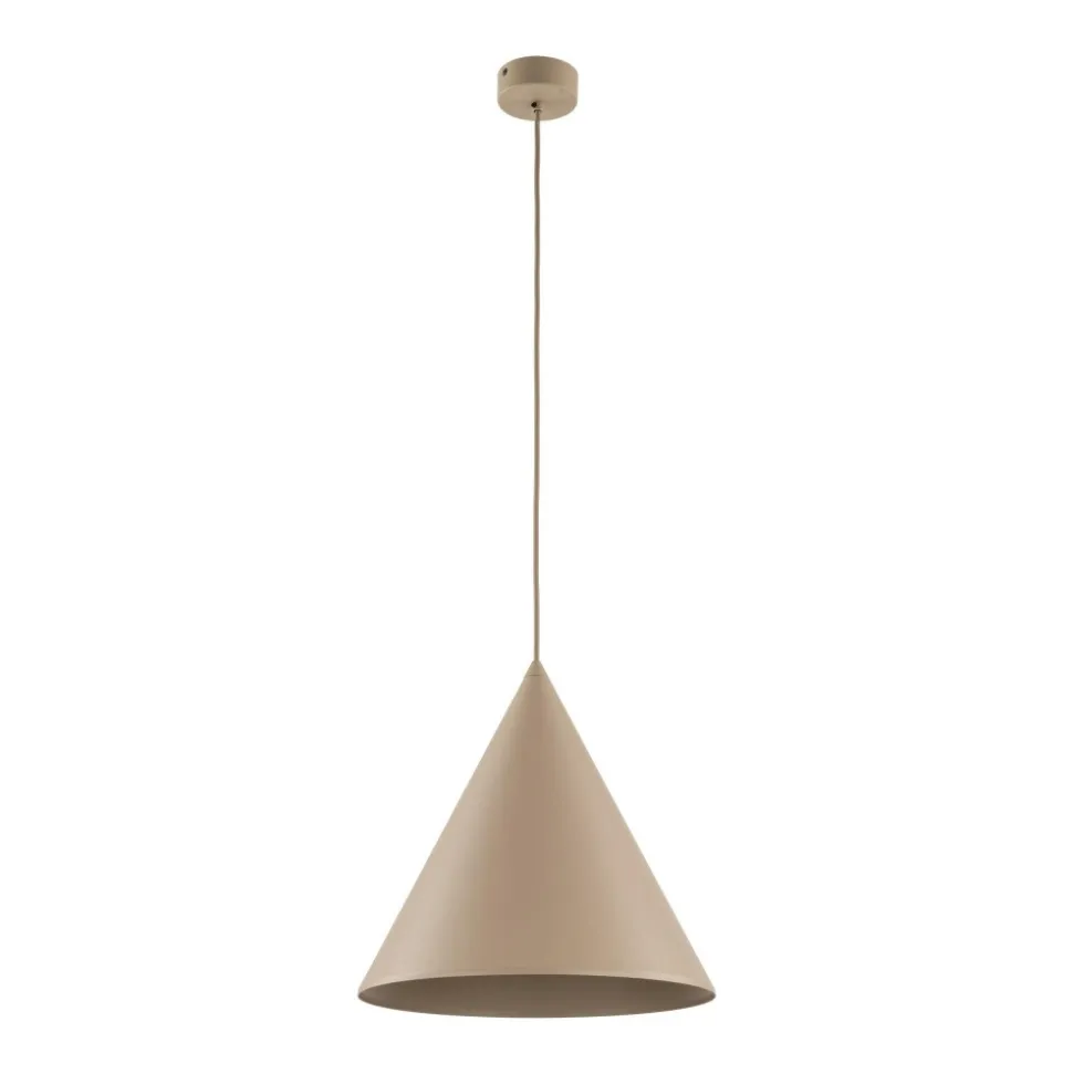 Lampa wisząca CONO L sabia beżowa 1xE27
