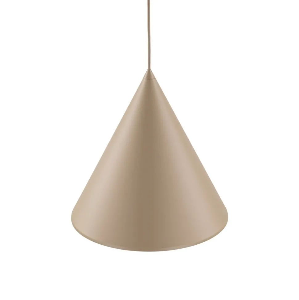 Lampa wisząca CONO L sabia beżowa 1xE27