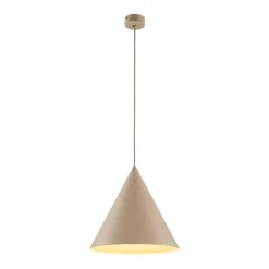 Lampa wisząca CONO L sabia beżowa 1xE27