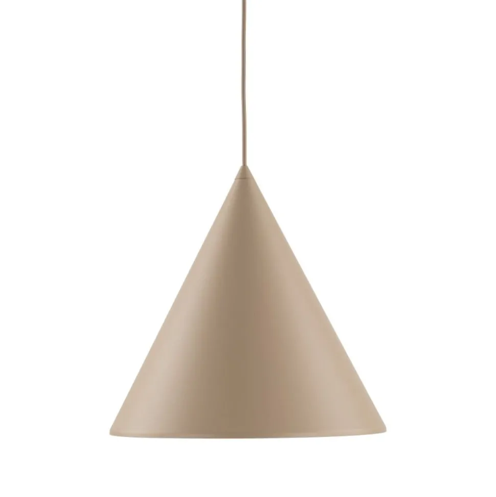 Lampa wisząca CONO L sabia beżowa 1xE27