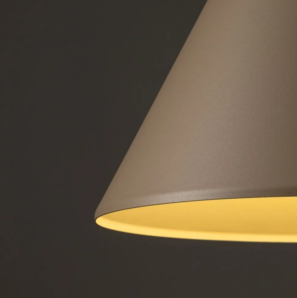 Lampa wisząca CONO L sabia beżowa 1xE27
